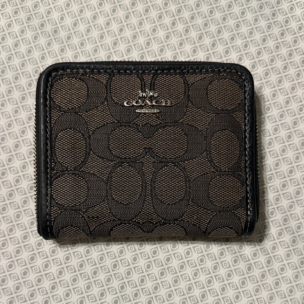 Coach Black and Brown Wallet